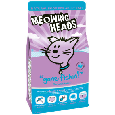 Meowing Heads Gone Fishin Adult Cat Food